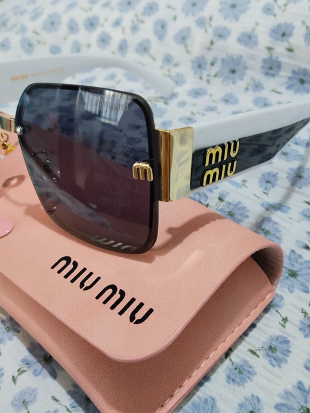 Miu Miu Black Square Sunglasses - Picture 2 of 10